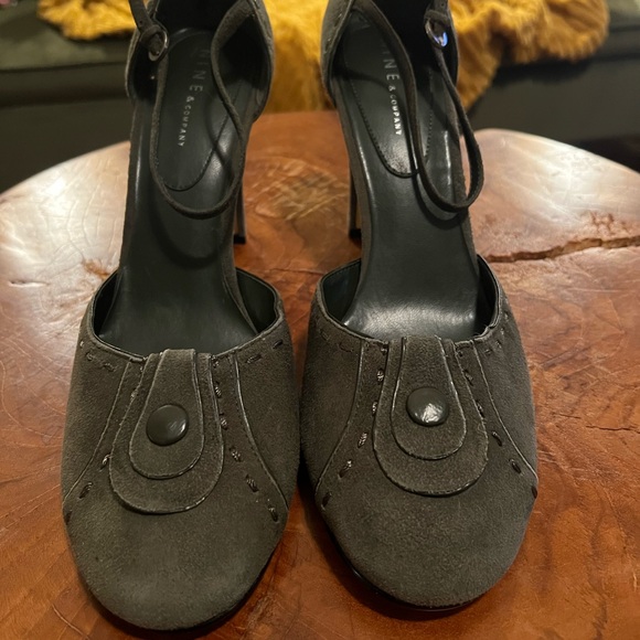 Nine West Vintage Olive Green Mary Jane 10 - Picture 2 of 6